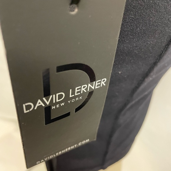 NWT David Lerner v neck ruched bodysuit - Picture 3 of 5